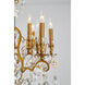 Canada LED 29.5 inch Antique Brass Chandelier Ceiling Light, Gold Frame